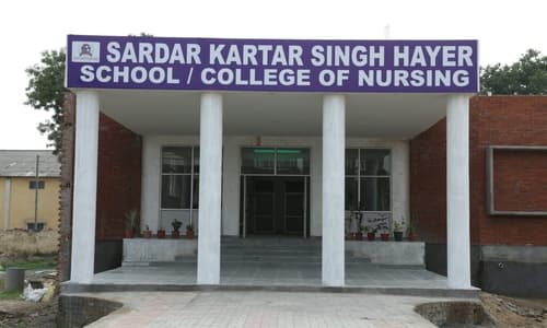 Sardar Kartar Singh Hayer College Of Nursing